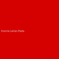 Enorme Leinen-Platte