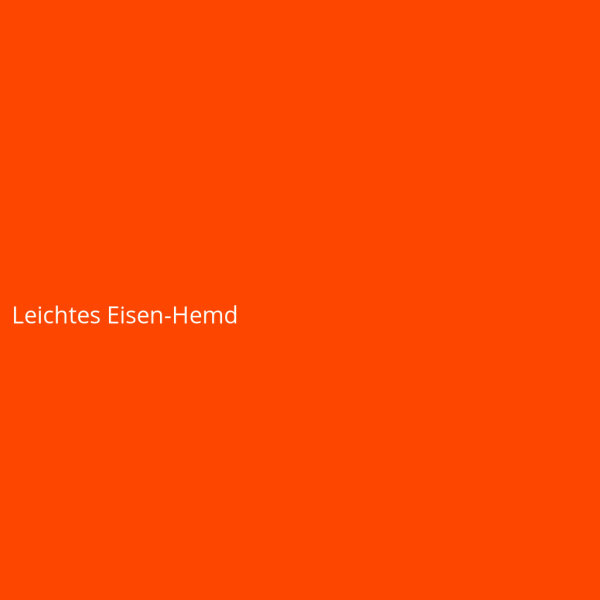 Leichtes Eisen-Hemd