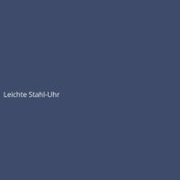 Leichte Stahl-Uhr