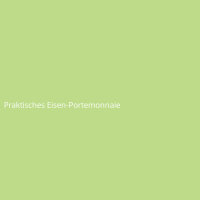 Praktisches Eisen-Portemonnaie