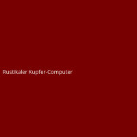 Rustikaler Kupfer-Computer